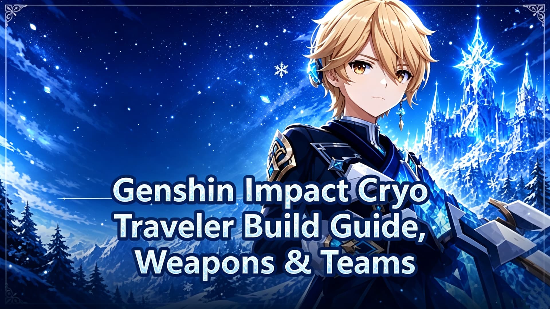 Guia de Build do Cryo Traveler de Genshin Impact, Armas e Times