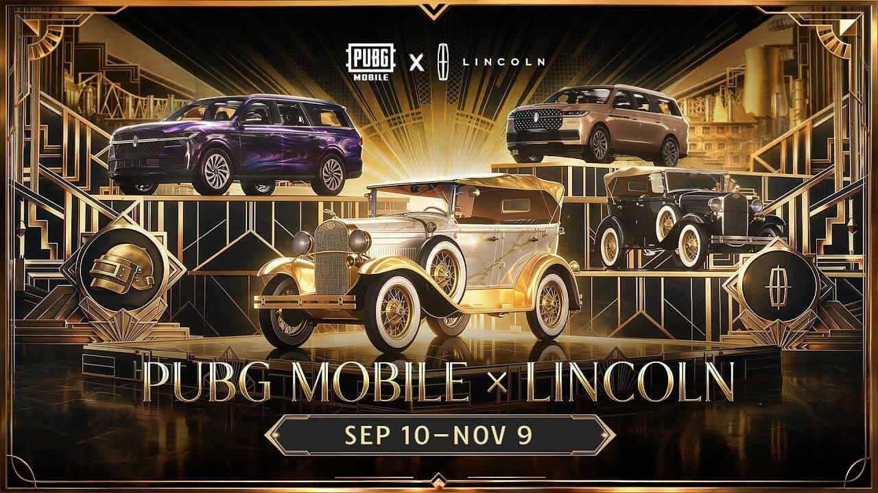 PUBG MOBILE x Lincoln Collaboration Guide: Motor Cruise, Cars, Skins, and Rewards Explained